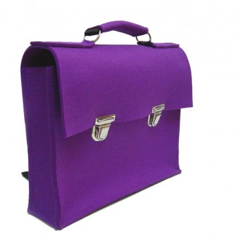 Retro Schoolbag - Purple