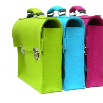 Rtro Cartables - Lime-Turquoise-Prune