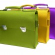 Retro Backpacks - Lime-Ochreous-Purple