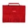 Schoolbag en Sude with Fringes - Red