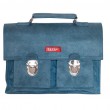 Suède Schoolbag - Toscan Blue
