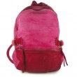 vintage backpack magenta