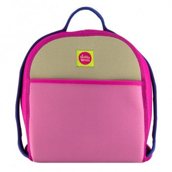 Backside Pink Monkey Backpack