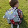 Toddler with BigBos Backpack