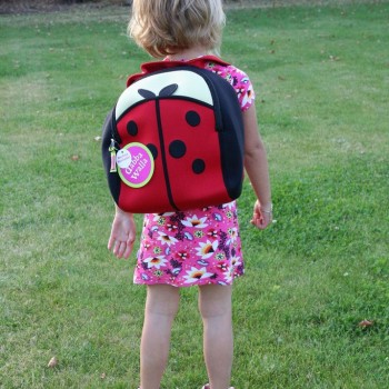 Child with Cute As a Bug Backpack
