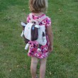 Toddler with Milkos Backpack