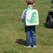 Toddler with Percival Backpack of Beatrix New York