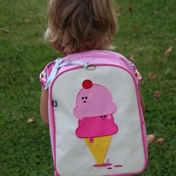 Toddler with Dolce and Panna Backpack