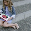 Kind met Ju-Ju iPad case