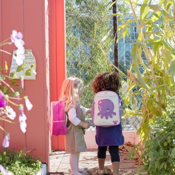 Children with Penelope Backpacks