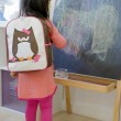 Toddler with Papar Backpack