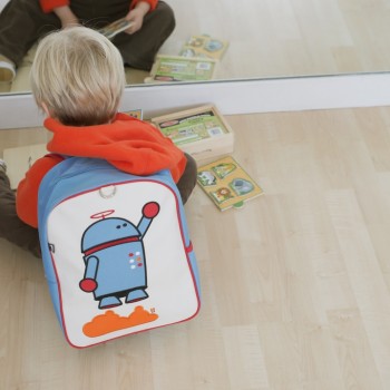 Toddler with Alexander Backpack