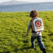 Toddler with Rory Backpack